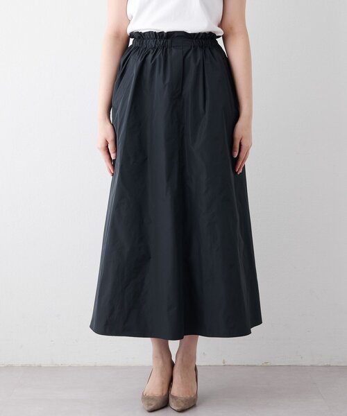 Drawing Numbers（ドローイング ナンバーズ）の「【Drawing Numbers】タフタギャザースカート（スカート・レディース・ベージュ/カーキ/ブラック・38）」の19枚目の写真