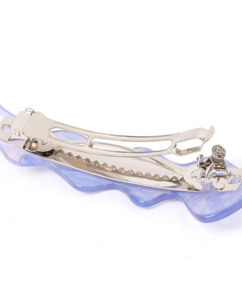 studio CLIP（スタディオクリップ）の「【daily CLIP】ウェーブバレッタ（バレッタ/ヘアクリップ・レディース・ブラウン/ブルー・FREE）」の4枚目の写真