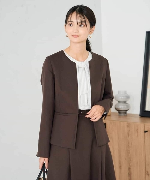 セール】【洗える/イージーケア/ストレッチ】パウダーツイルキーネック