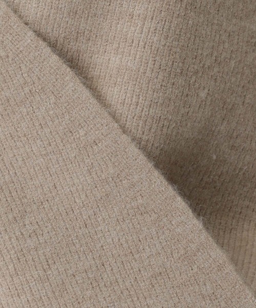 GLOBAL WORK（グローバルワーク）の「MATINEE LINE/ウール混カシュクールVネックプルオーバー/611154（ニット/セーター・レディース・ブラウン/チャコール/グレイッシュベージュ・MEDIUM/LARGE）」の16枚目の写真