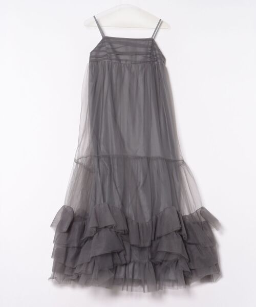 DONOBAN(ドノバン)の「【ANDRESD】volume tulle jacket set dress 結婚式 パーティードレス オケージョンドレス お呼ばれ 二次会 成人式 同窓会(ドレス・レディース・ベージュ/チャコール/ブラック/ブラウン・S/M/L)」の6枚目の写真