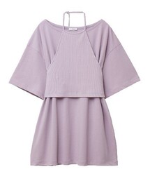 CLANE | 【CLANE/クラネ】HALTER BUSTIER SET TEE/ホルタービスチェセットT(Tシャツ/カットソー)
