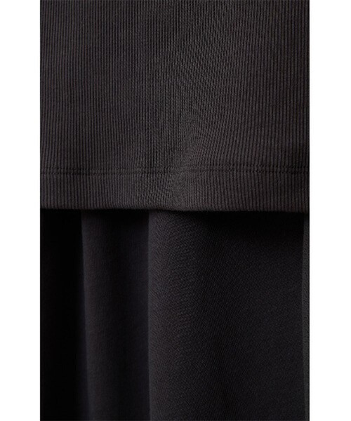 CLANE（クラネ）の「【CLANE/クラネ】HALTER BUSTIER SET TEE/ホルタービスチェセットT（Tシャツ/カットソー・レディース・アイボリー/ダークグレー/パープル・1）」の13枚目の写真