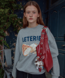 BUTTER CROISSANT SWEATSHIRT_GREY