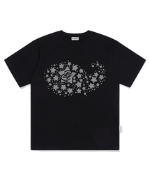 ESCAPEFROM（エスケープフロム）の「Star Whale Print Overfit Short Sleeve T-shirt Black（Tシャツ/カットソー）」
