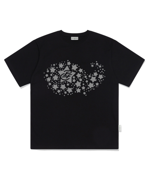 ESCAPEFROM(エスケープフロム)の「スターホエールプリントオーバーサイズ半袖Tシャツブラック(Tシャツ/カットソー・レディース・その他・SMALL/MEDIUM/LARGE)」の1枚目の写真