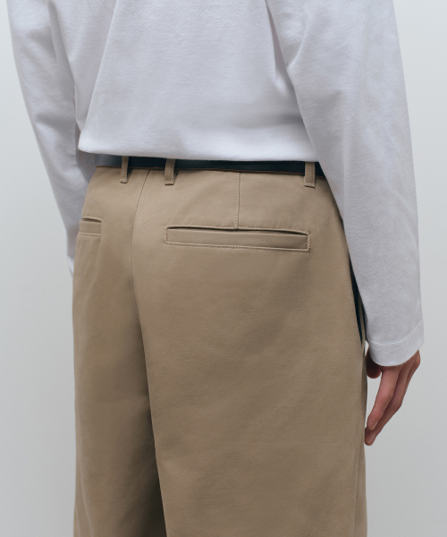 MUSINSA STANDARD（ムシンサスタンダード）の「ブラシドレギュラーフィットチノパンツ[ベージュ]（その他パンツ・メンズ・その他・40/38/42/36/34/32/30/31/33/26/27/28/29）」の6枚目の写真