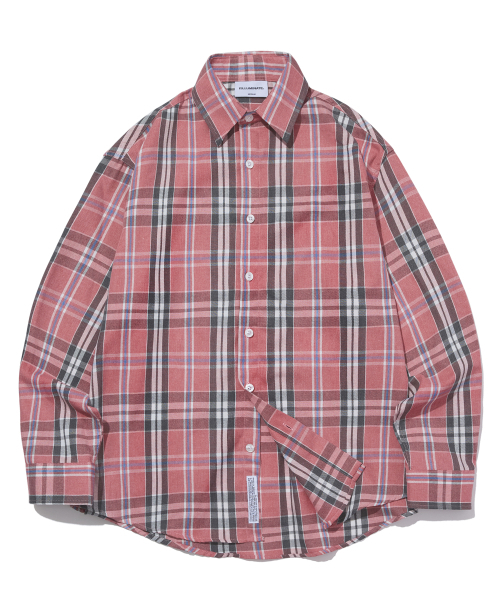 F.ILLUMINATE(フィルミネイト)の「オーバーサイズフォレストチェックシャツ-ピンク(シャツ/ブラウス・レディース・その他・LARGE/MEDIUM/X-LARGE/95/100/105)」の1枚目の写真