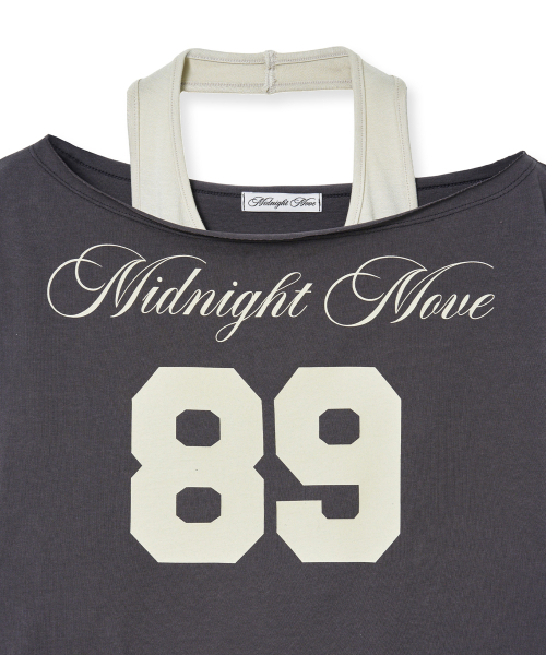 Midnight Move(ミッドナイトムーブ)の「set 89 t (dark grey)(Tシャツ/カットソー・レディース・その他・FREE)」の2枚目の写真