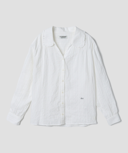 TTUDEMENT（トュードメント）の「VINTAGE FRILL BLOUSE_IVORY（シャツ/ブラウス・レディース・その他・FREE）」の2枚目の写真