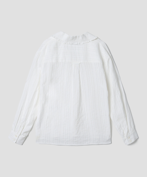 TTUDEMENT（トュードメント）の「VINTAGE FRILL BLOUSE_IVORY（シャツ/ブラウス・レディース・その他・FREE）」の3枚目の写真