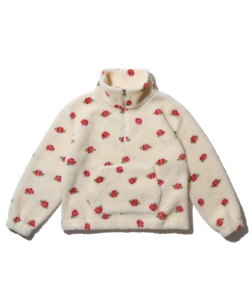 YOUHEE(ユヒ)の「ROSE PATTERN FLEECE ANORAK IVORY(その他アウター・レディース・その他・FREE)」の12枚目の写真