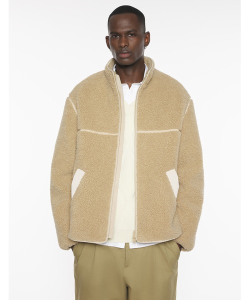 Maison Kitsune（メゾンキツネ）の「FLEECE JACKET（その他アウター・メンズ・ベージュ・M/XS/L/S）」の8枚目の写真