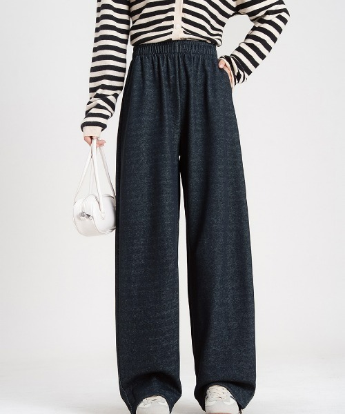 REBALANCE(リバランス)の「デニム生地ドレープパンツ(デニムパンツ・レディース・B/A/D/C・LARGE/MEDIUM)」の8枚目の写真