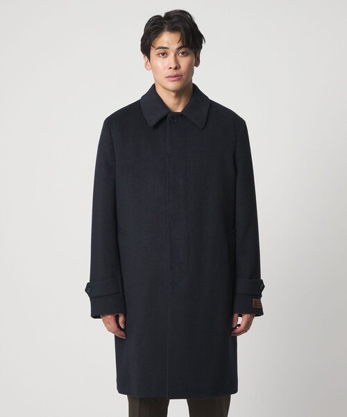 A DAY IN THE LIFE UNITED ARROWS(アデイインザライフユナイテッドアローズ)の「ビーバー ヘリンボーン バルカラーコート<A DAY IN THE LIFE>(ステンカラーコート・メンズ・その他2・XL/M/L)」の5枚目の写真