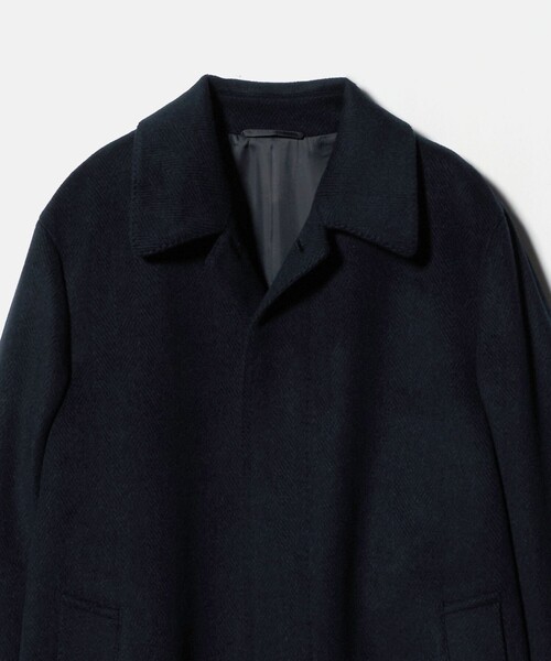 A DAY IN THE LIFE UNITED ARROWS(アデイインザライフユナイテッドアローズ)の「ビーバー ヘリンボーン バルカラーコート<A DAY IN THE LIFE>(ステンカラーコート・メンズ・その他2・XL/M/L)」の10枚目の写真