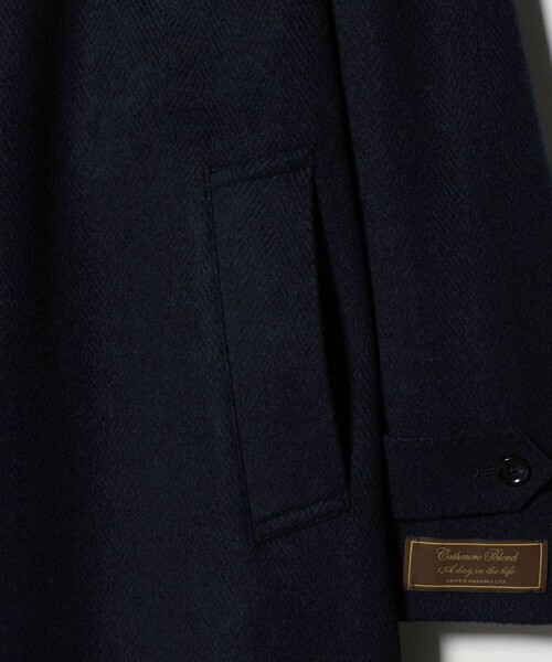 A DAY IN THE LIFE UNITED ARROWS(アデイインザライフユナイテッドアローズ)の「ビーバー ヘリンボーン バルカラーコート<A DAY IN THE LIFE>(ステンカラーコート・メンズ・その他2・XL/M/L)」の12枚目の写真