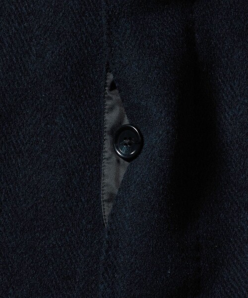 A DAY IN THE LIFE UNITED ARROWS(アデイインザライフユナイテッドアローズ)の「ビーバー ヘリンボーン バルカラーコート<A DAY IN THE LIFE>(ステンカラーコート・メンズ・その他2・XL/M/L)」の16枚目の写真