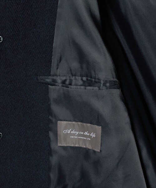 A DAY IN THE LIFE UNITED ARROWS(アデイインザライフユナイテッドアローズ)の「ビーバー ヘリンボーン バルカラーコート<A DAY IN THE LIFE>(ステンカラーコート・メンズ・その他2・XL/M/L)」の17枚目の写真