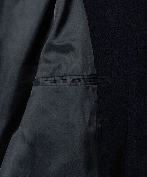 A DAY IN THE LIFE UNITED ARROWS(アデイインザライフユナイテッドアローズ)の「ビーバー ヘリンボーン バルカラーコート<A DAY IN THE LIFE>(ステンカラーコート・メンズ・その他2・XL/M/L)」の18枚目の写真