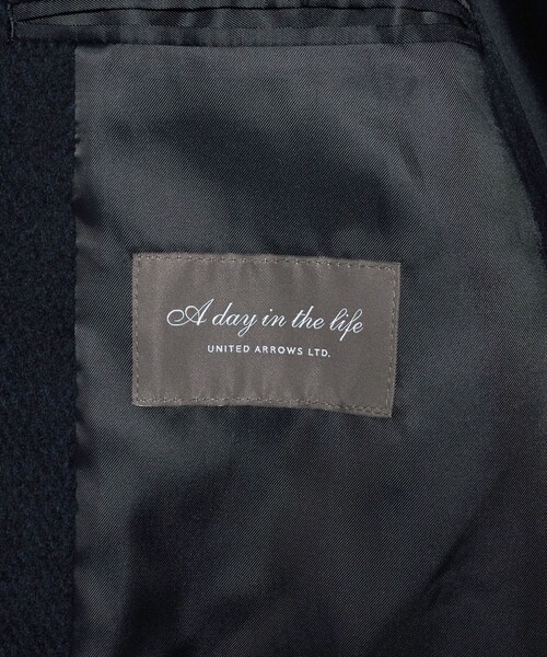 A DAY IN THE LIFE UNITED ARROWS(アデイインザライフユナイテッドアローズ)の「ビーバー ヘリンボーン バルカラーコート<A DAY IN THE LIFE>(ステンカラーコート・メンズ・その他2・XL/M/L)」の21枚目の写真