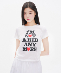 YOUHEE（ユヒ）の「NOT A KID GRAPHIC T-SHIRT WHITE（Tシャツ/カットソー）」