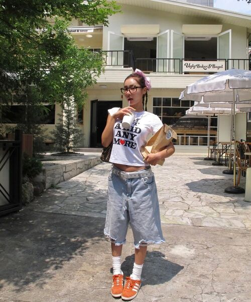 YOUHEE（ユヒ）の「NOT A KID GRAPHIC T-SHIRT WHITE（Tシャツ/カットソー・レディース・その他・FREE）」の8枚目の写真
