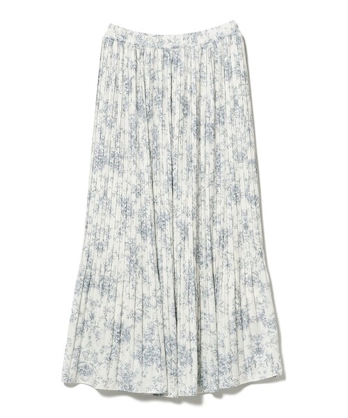 BEAMS HEART(ビームスハート)の「トワルドジュイ プリーツ スカート(スカート・レディース・グリーン系その他/ネイビー/オフホワイト・FREE)」の10枚目の写真