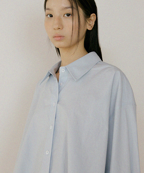 LINGSEOUL(リングソウル)の「basic cotton shirt-sky(シャツ/ブラウス・レディース・その他・FREE)」の5枚目の写真