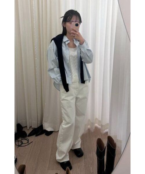 LINGSEOUL(リングソウル)の「basic cotton shirt-sky(シャツ/ブラウス・レディース・その他・FREE)」の3枚目の写真