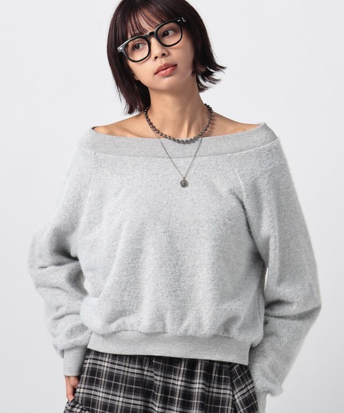 PAGEBOY（ページボーイ）の「ホイップスウェット（スウェット・レディース・ブラウン/ブラック/ブルー/グレー・FREE）」の2枚目の写真