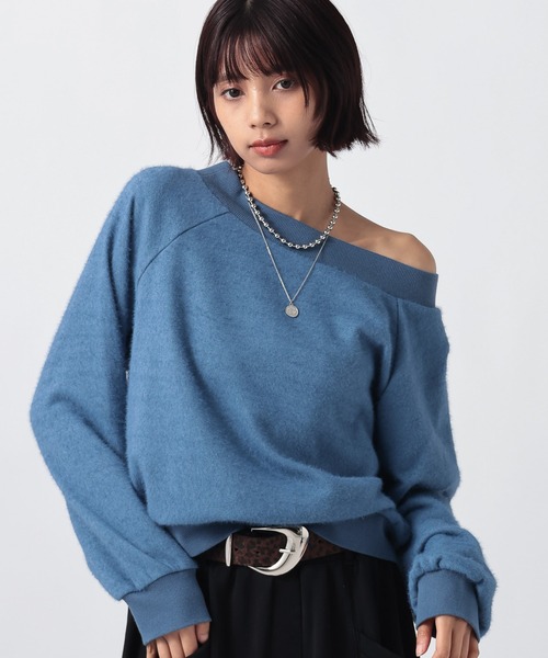 PAGEBOY（ページボーイ）の「ホイップスウェット（スウェット・レディース・ブラウン/ブラック/ブルー/グレー・FREE）」の4枚目の写真