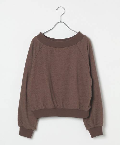 PAGEBOY（ページボーイ）の「ホイップスウェット（スウェット・レディース・ブラウン/ブラック/ブルー/グレー・FREE）」の8枚目の写真
