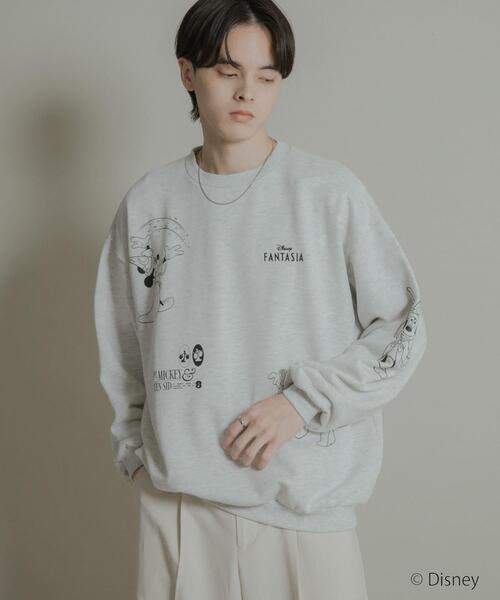 SENSE OF PLACE by URBAN RESEARCH（センスオブプレイスバイアーバンリサーチ）の「『別注』FANTASIA/クルーネックスウェットA（スウェット・メンズ・グレー/チャコールグレー・MEDIUM/LARGE）」の3枚目の写真