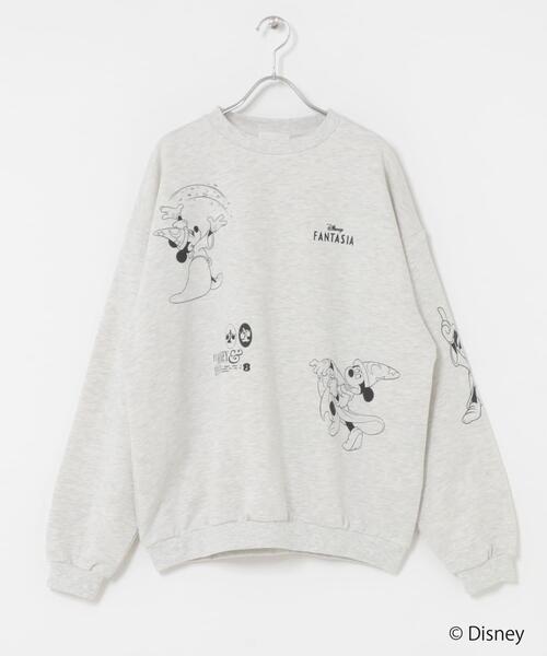 SENSE OF PLACE by URBAN RESEARCH（センスオブプレイスバイアーバンリサーチ）の「『別注』FANTASIA/クルーネックスウェットA（スウェット・メンズ・グレー/チャコールグレー・MEDIUM/LARGE）」の9枚目の写真