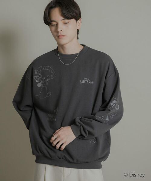 SENSE OF PLACE by URBAN RESEARCH（センスオブプレイスバイアーバンリサーチ）の「『別注』FANTASIA/クルーネックスウェットA（スウェット・メンズ・グレー/チャコールグレー・MEDIUM/LARGE）」の16枚目の写真