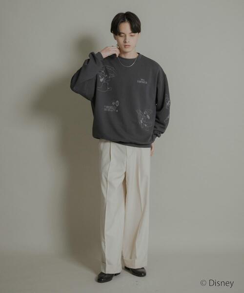 SENSE OF PLACE by URBAN RESEARCH（センスオブプレイスバイアーバンリサーチ）の「『別注』FANTASIA/クルーネックスウェットA（スウェット・メンズ・グレー/チャコールグレー・MEDIUM/LARGE）」の21枚目の写真