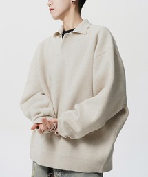 SBG（エスビー）の「SBG オーバーサイズ ニットポロ（ニット/セーター）」