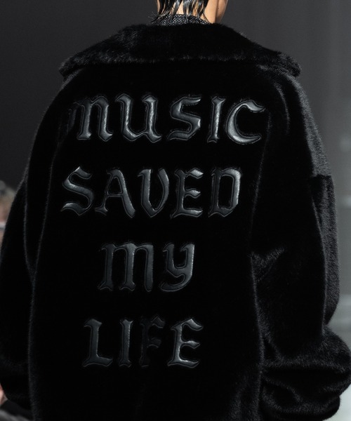 MSML（エムエスエムエル）の「FUR JACKET（ブルゾン・メンズ・ブラック/ブラウン・S/M/L/XL）」の3枚目の写真