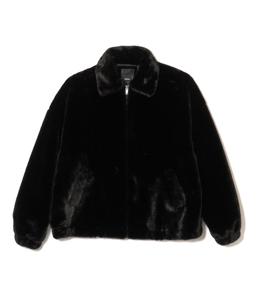 MSML（エムエスエムエル）の「FUR JACKET（ブルゾン・メンズ・ブラック/ブラウン・S/M/L/XL）」の4枚目の写真
