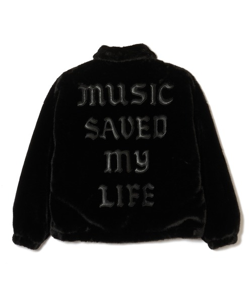 MSML（エムエスエムエル）の「FUR JACKET（ブルゾン・メンズ・ブラック/ブラウン・S/M/L/XL）」の5枚目の写真