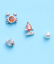 gargle（ガーグル）の「gargle ガーグル：海の生き物シリーズ　海のなかま　かに　熱帯魚　ピアス（ピアス（両耳用））」