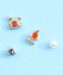 gargle（ガーグル）の「gargle ガーグル：海の生き物シリーズ　海のなかま　かに　熱帯魚　ピアス（ピアス（両耳用））」