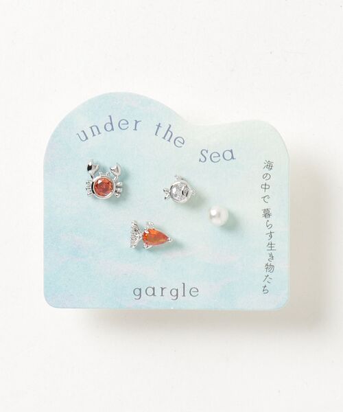 gargle(ガーグル)の「gargle ガーグル:海の生き物シリーズ 海のなかま かに 熱帯魚 パール ピアス(ピアス(両耳用)・レディース・ゴールド/シルバー・FREE)」の12枚目の写真