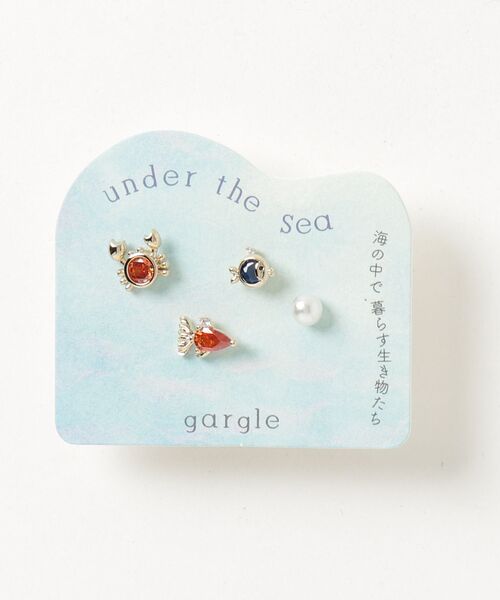 gargle(ガーグル)の「gargle ガーグル:海の生き物シリーズ 海のなかま かに 熱帯魚 パール ピアス(ピアス(両耳用)・レディース・ゴールド/シルバー・FREE)」の13枚目の写真