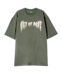 [オーバーサイズ]アウトオブボディ13番手綿ラウンドネック半袖Tシャツ_カーキ