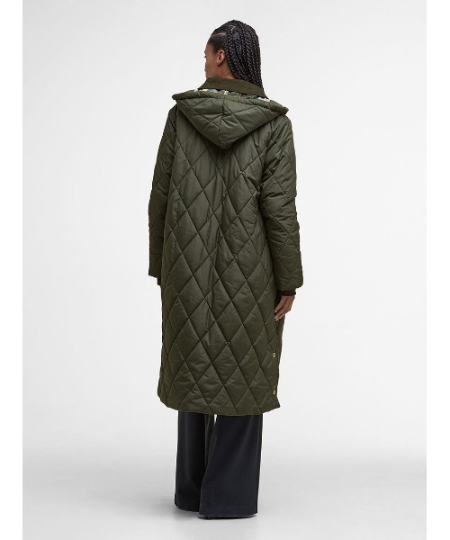 Barbour(バブアー)の「Meredith キルティングジャケット(レディース)(ブルゾン・レディース・オリーブ/ブラック・8/10/6)」の4枚目の写真