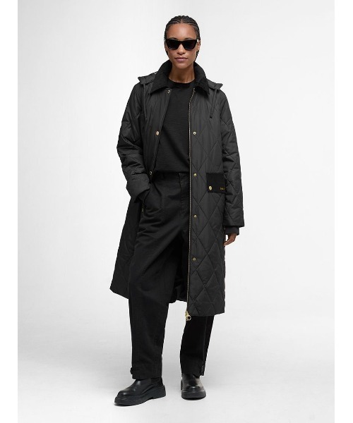 Barbour(バブアー)の「Meredith キルティングジャケット(レディース)(ブルゾン・レディース・オリーブ/ブラック・8/10/6)」の12枚目の写真
