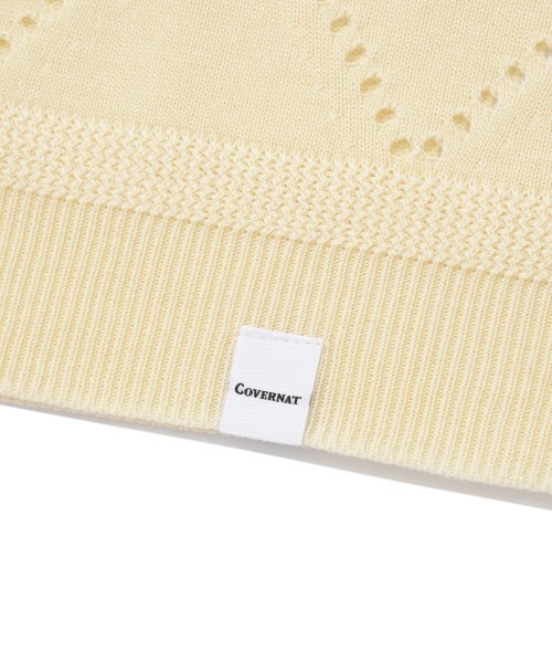 COVERNAT(カバーナット)の「アーガイルスカシニットベストクリーム(ニット/セーター・レディース・その他・LARGE/X-LARGE/MEDIUM)」の5枚目の写真