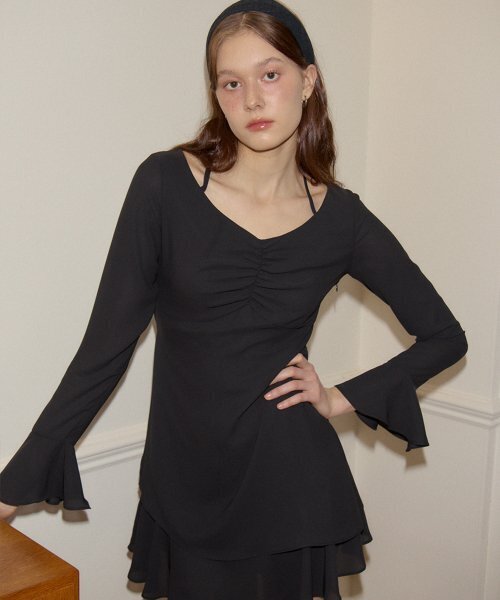 SALON DE YOHN(サロンドヨーン)の「Ballet Mini Dress_ Black(ワンピース・レディース・その他・MEDIUM/SMALL)」の1枚目の写真